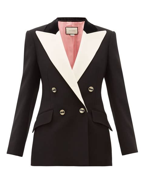 gucci blazer women's white|Gucci ladies blazer.